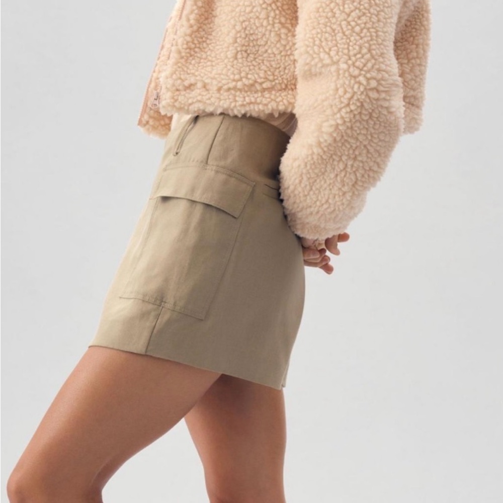 NWT Anthropologie size XS faux shearling crop zip up jacket - Picture 2 of 12
